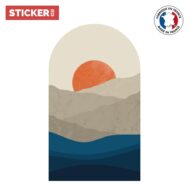 Stickers Arches Marron Sticker Minimaliste D Co Stickerdeco Fr