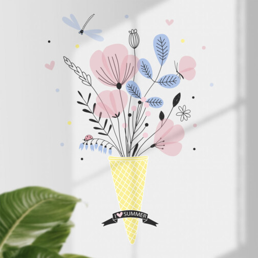 Sticker Bouquet Pastel