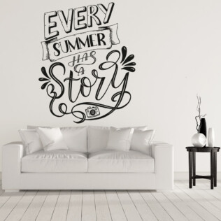 Sticker Summer Quote