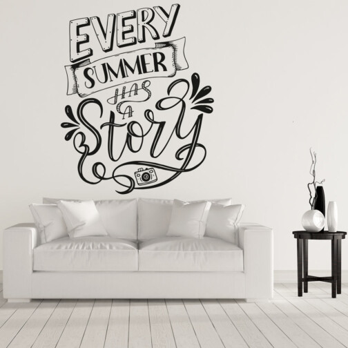 Sticker Summer Quote