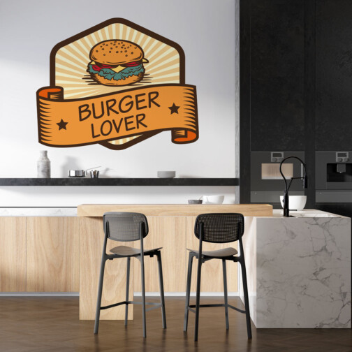 Sticker Burger Lover