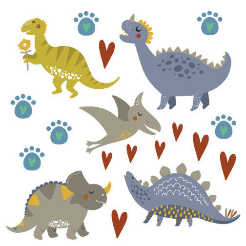 Sticker Deco Dinosaure Chambre Enfant