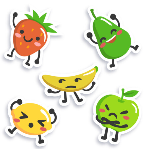 Sticker Deco fete du fruit cuisine