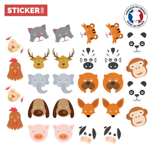 Stickers Animaux Funky