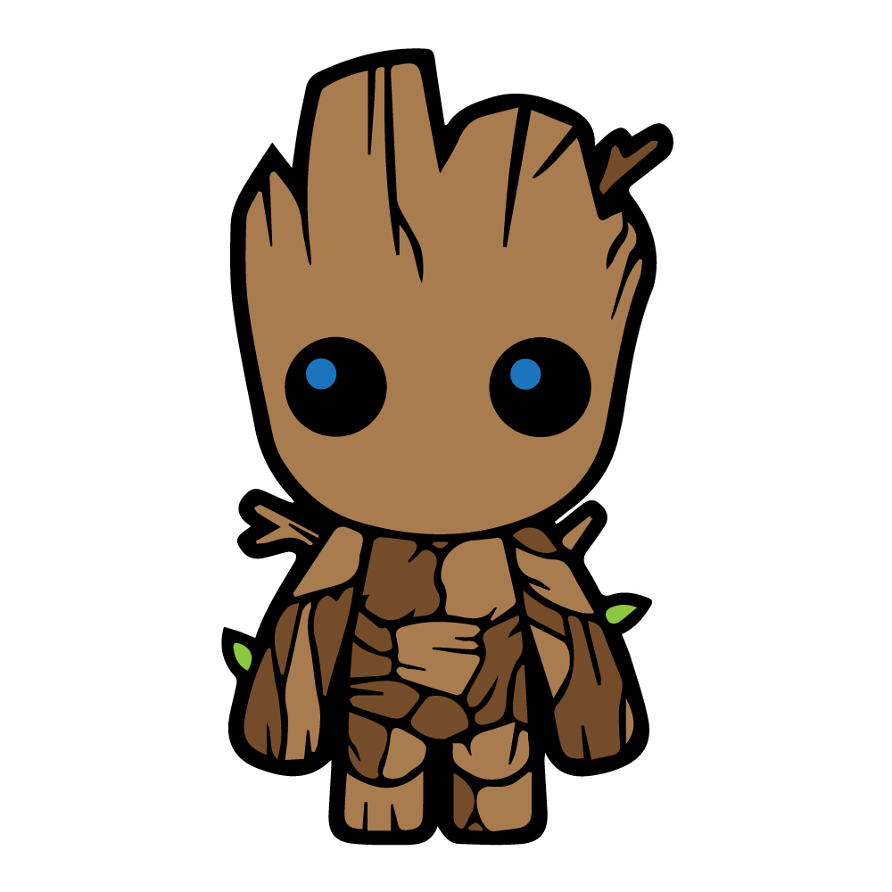 Sticker Mural Baby Groot Autocollants Groot Stickerdeco Fr