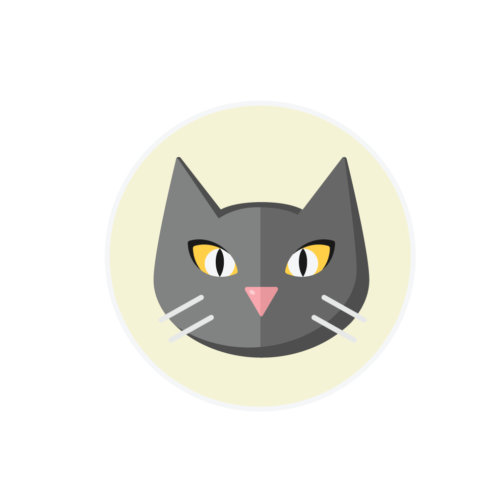 Sticker Mural Chat Badge