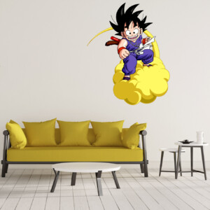 Sticker Mural Goku Kid Nuage