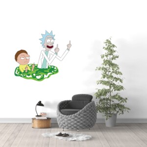 Sticker Mural Rick and Morty 02