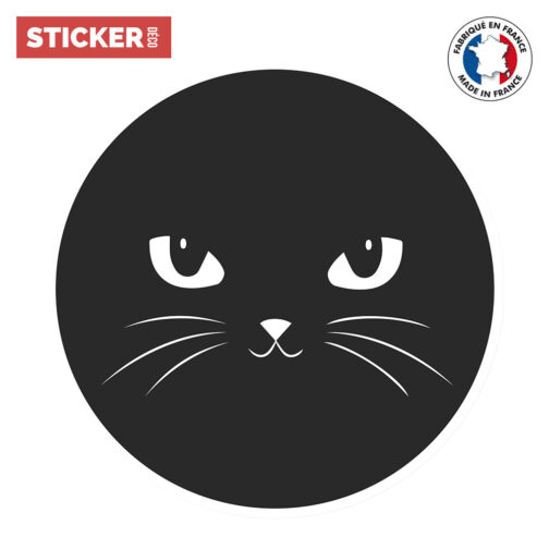 Sticker Mural Chat Badge