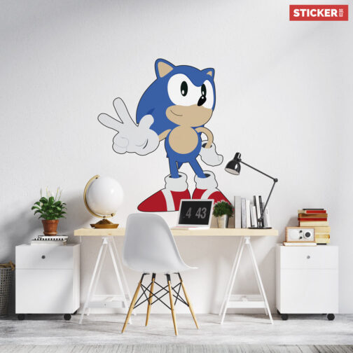 Sticker Mural Classic Sonic