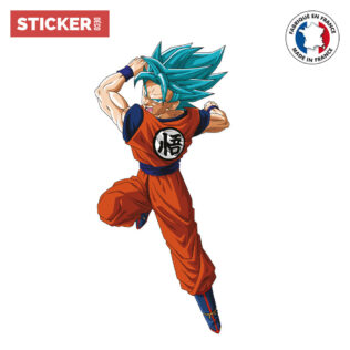 Sticker Mural Goku SSJ Blue