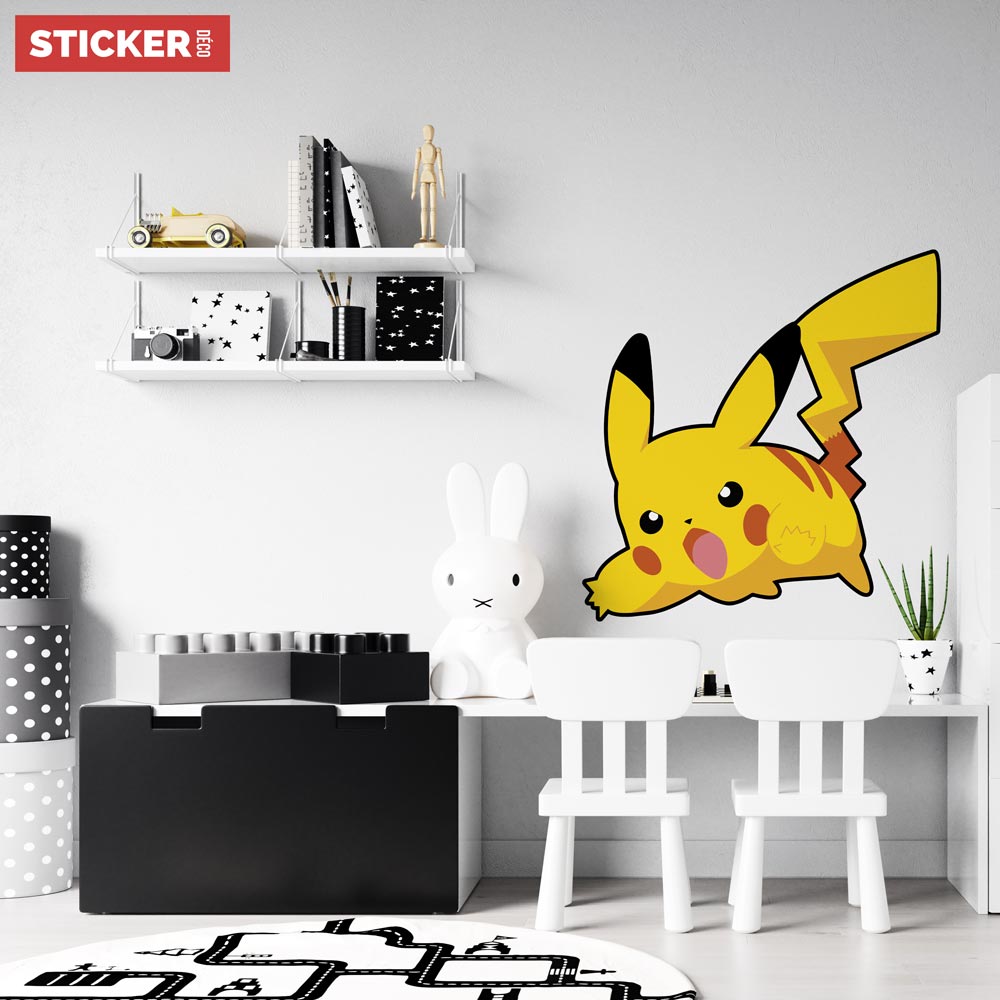 Sticker Mural Pikachu, Autocollants