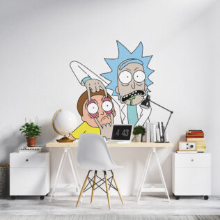 Sticker Mural Rick and Morty