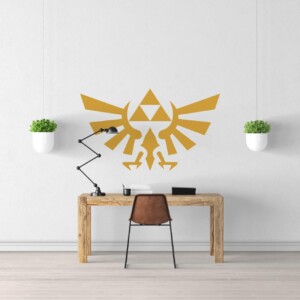 Sticker Zelda Hyrule Emblème Mural