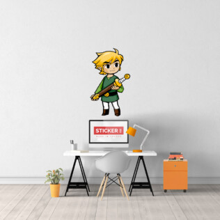 Sticker Zelda Wind Waker Link