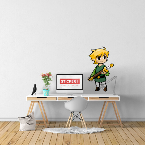 Sticker Zelda Wind Waker Link