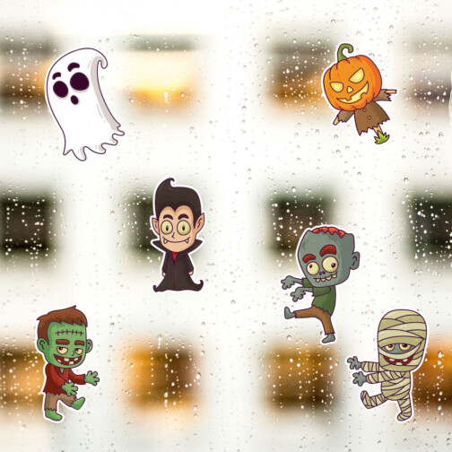 sticker zombie halloween