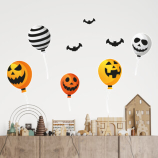 Sticker Ballon Halloween