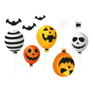 Sticker Ballon Halloween