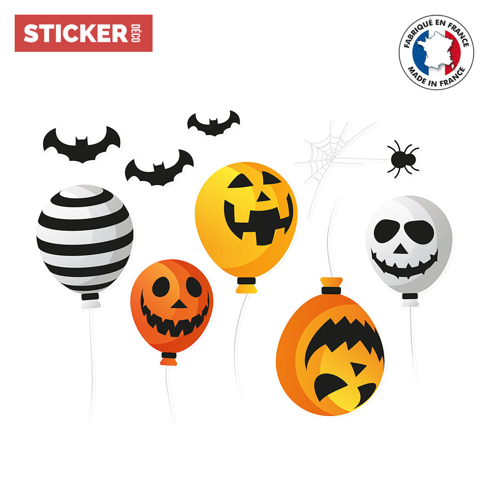 Sticker Ballon Halloween - Sticker Mural Halloween