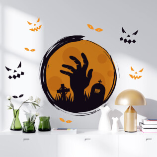 Sticker Mort Vivant Halloween