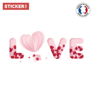 Sticker Love Papier