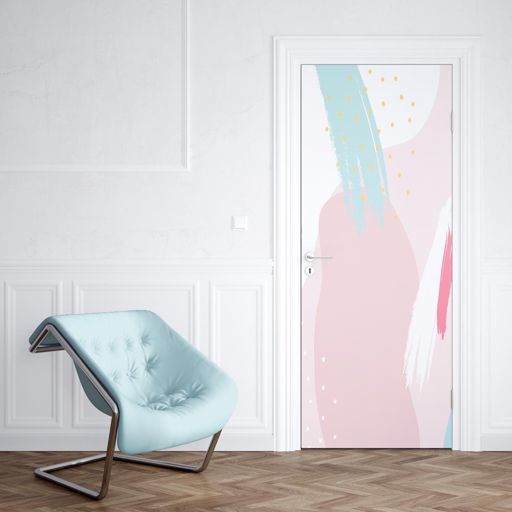 Chambre Abstrait Sticker Décoration Murale .. 20x33cm à 30x48cm Portes 