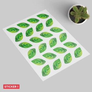 Stickers Feuilles Printemps