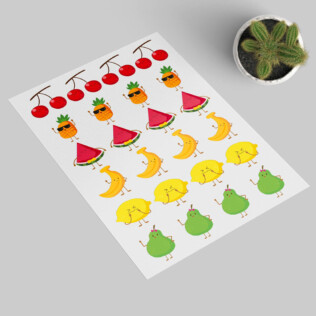 Stickers Fruits Kawaii