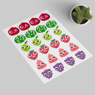 Stickers Fruits Mignons