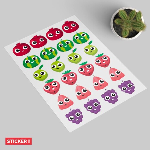 Stickers Fruits Mignons