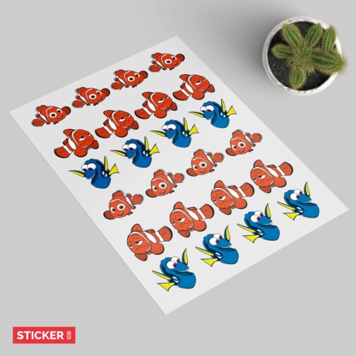 Stickers Nemo Dory