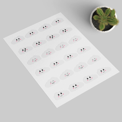 Stickers Nuages Kawaii