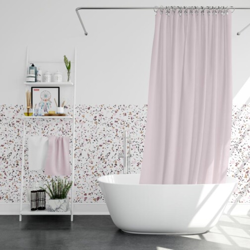 Stickers Carrelage Terrazzo Rose