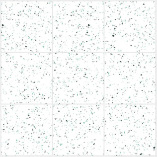 carrelage terrazzo menthe