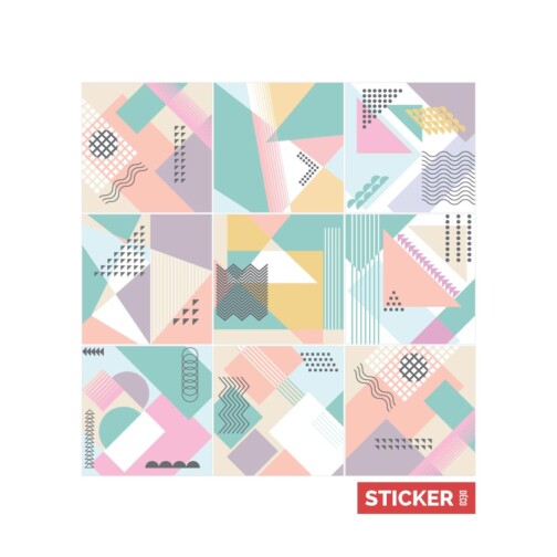 Stickers Carrelage Abstrait