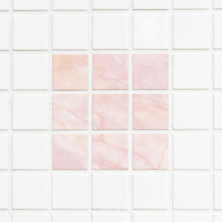 Stickers Carrelage Marbre Rose