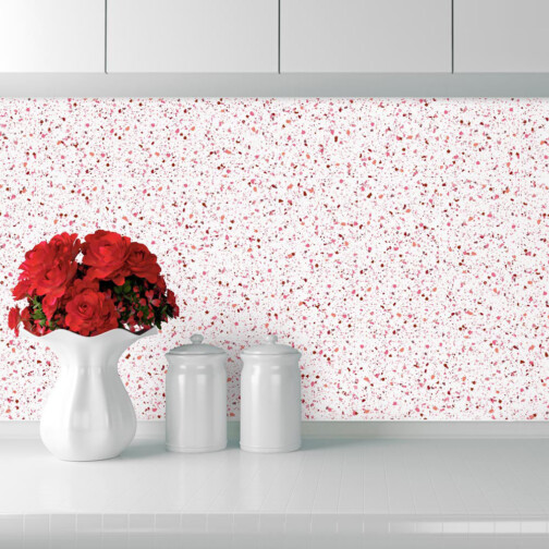Stickers Carrelage Terrazzo Rose