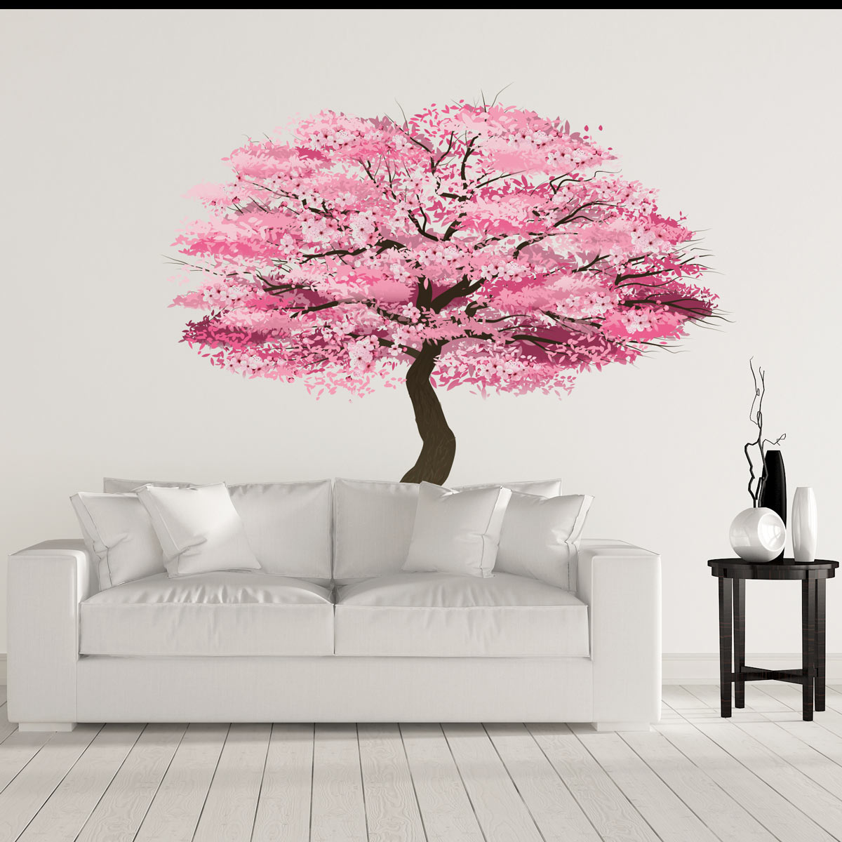 Sticker Cerisier en fleurs - stickers arbre & stickers muraux