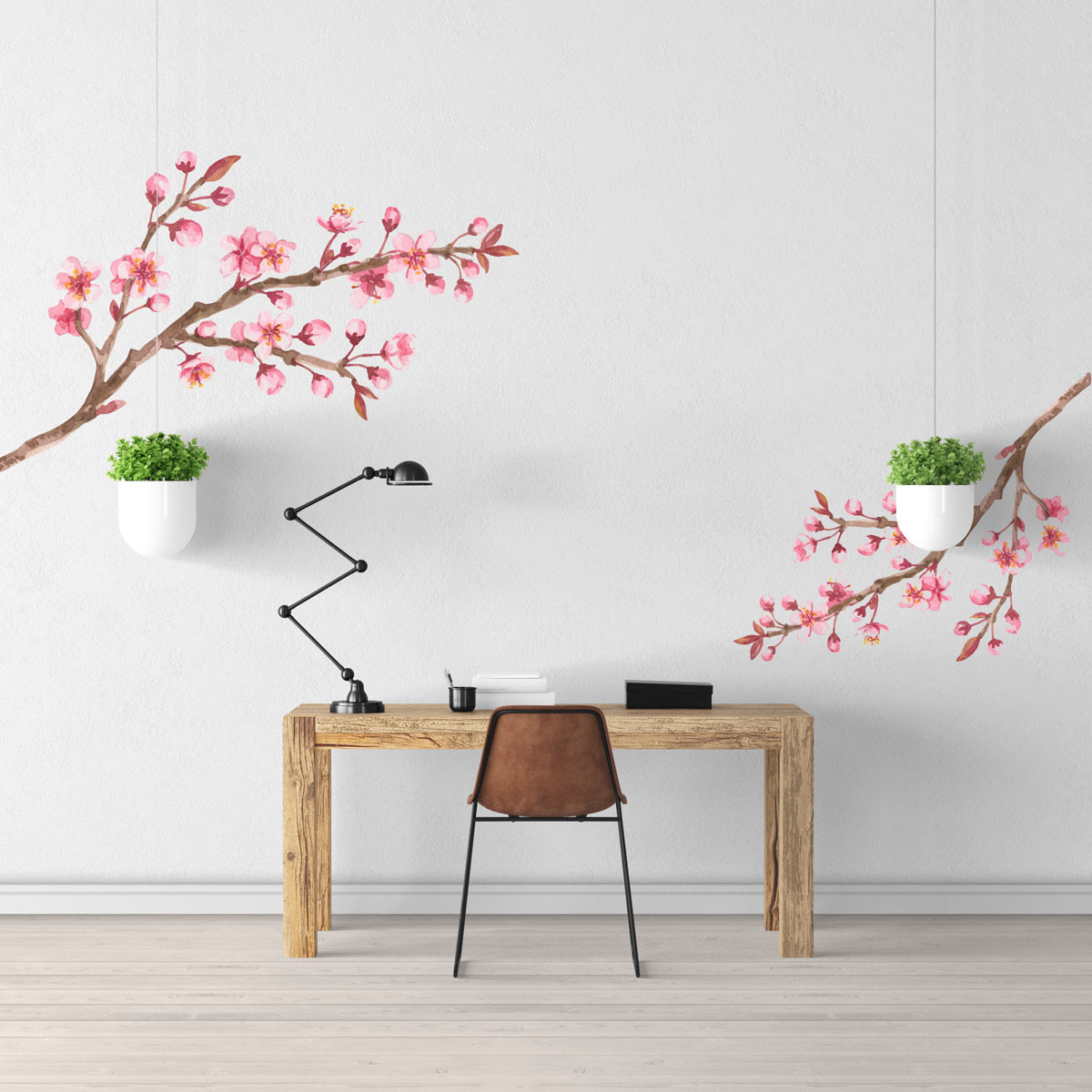 Sticker Cerisier en fleurs - stickers arbre & stickers muraux