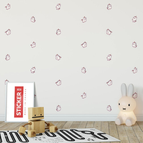 Stickers Licornes Kawaii