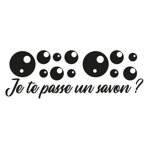 Sticker je te passe un savon