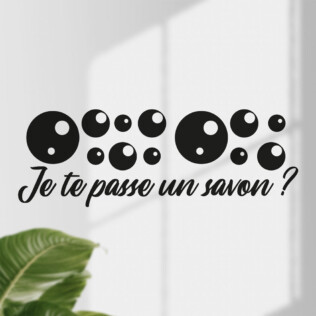 Sticker je te passe un savon