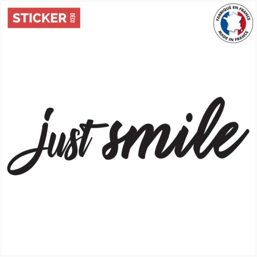Sticker Just Smile