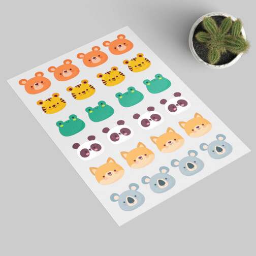 Stickers Animaux Adorables
