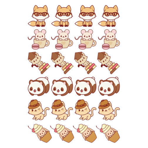 Sticker Animaux Mignon 05