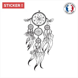 Sticker-Attrape-Rêve-Tribal