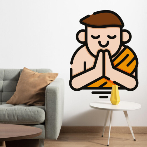 Sticker Homme Zen