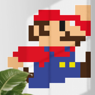 Sticker Mario Jump