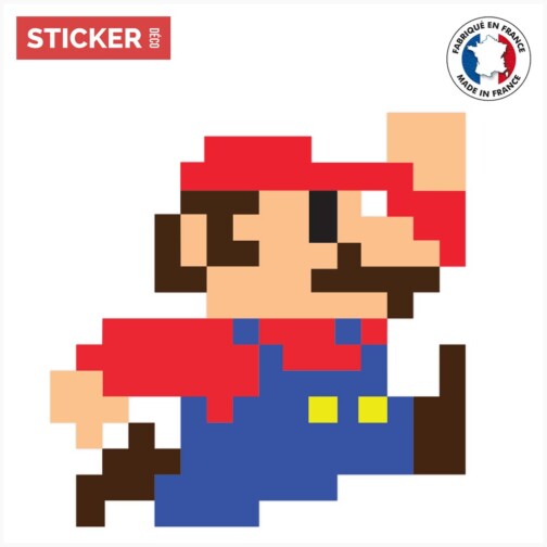 Sticker Mario Jump
